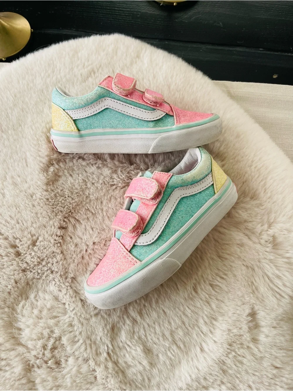 Vans cor sparkle shoes sz 11.5 kids